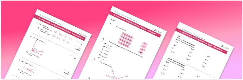 Complementary and supplementary angles worksheet