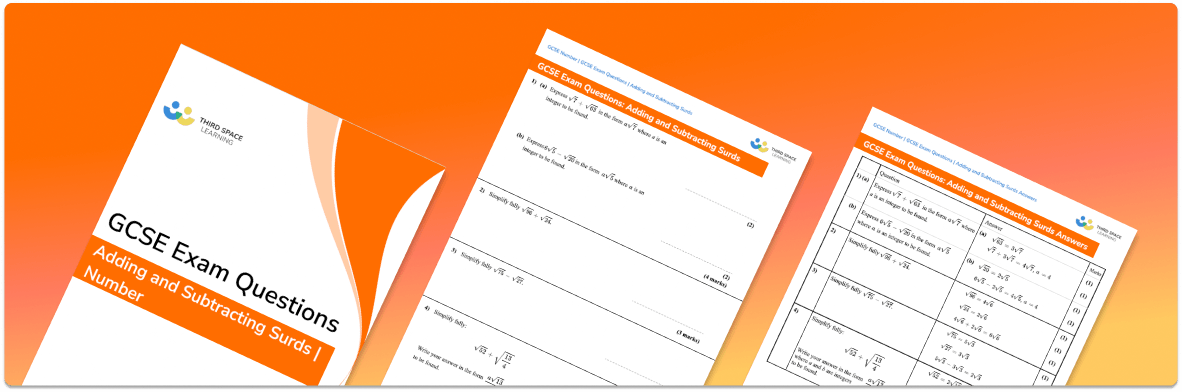 Adding And Subtracting Surds Exam Questions