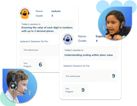 Personalized math instruction for each individual student