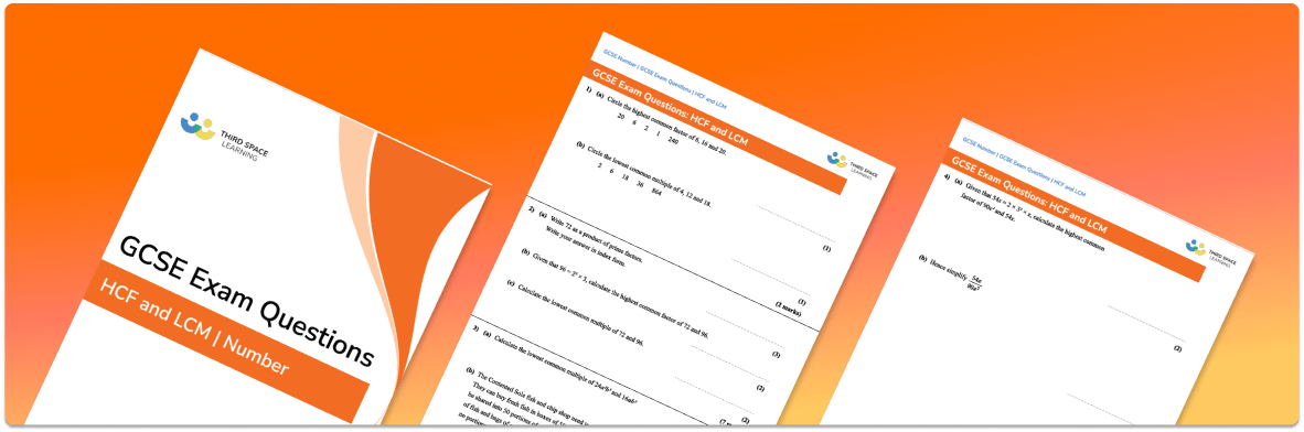 HCF And LCM Exam Questions