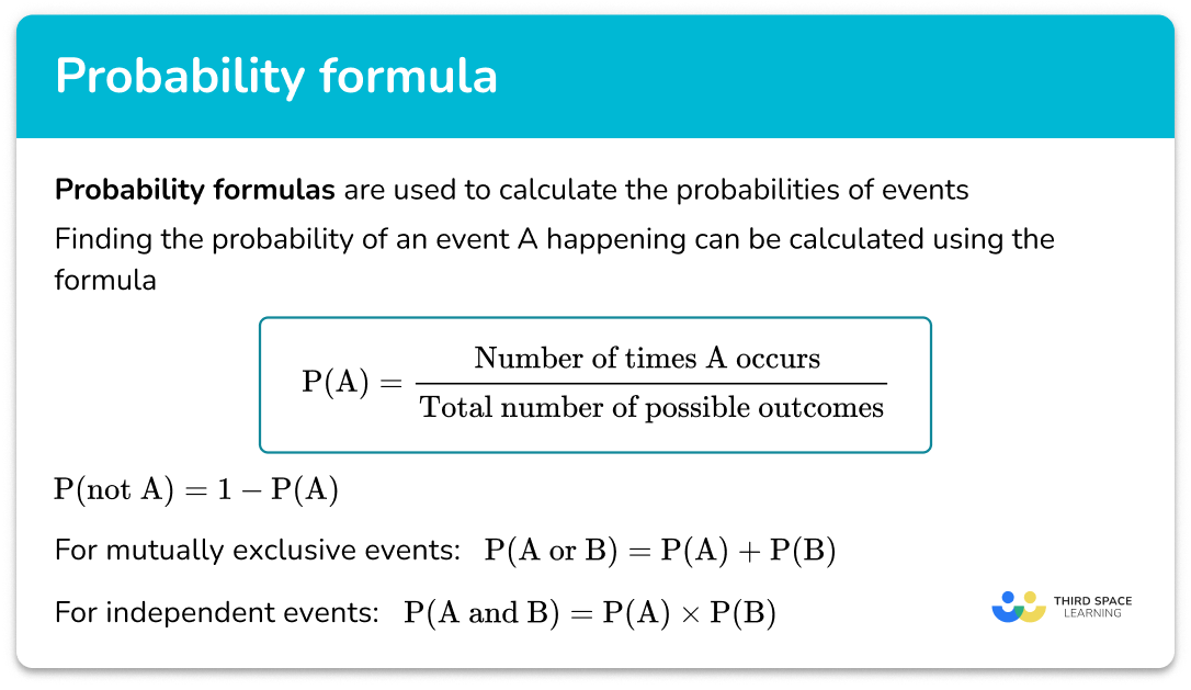 Probability formula