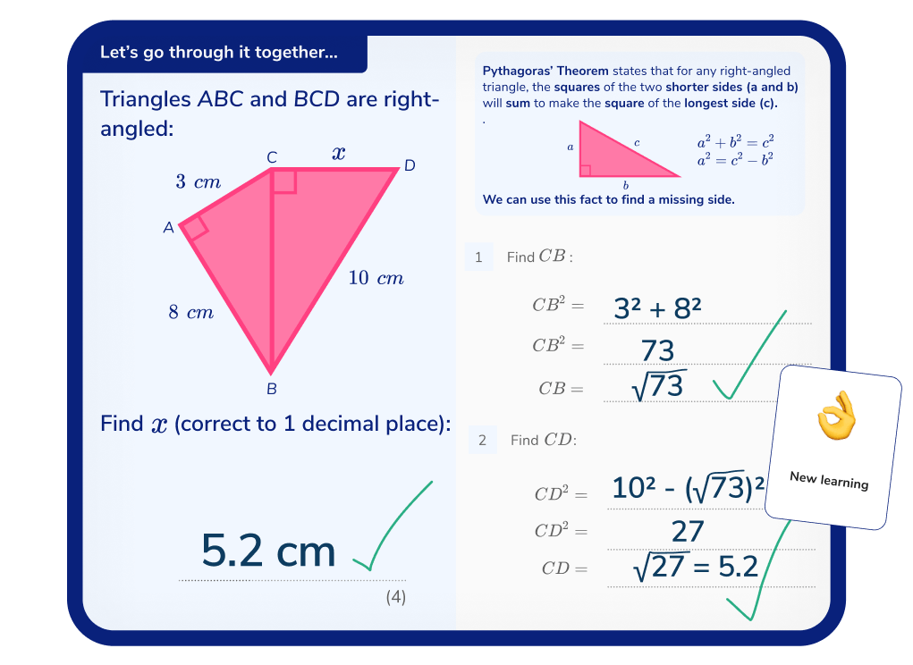 GCSE maths tutoring lesson