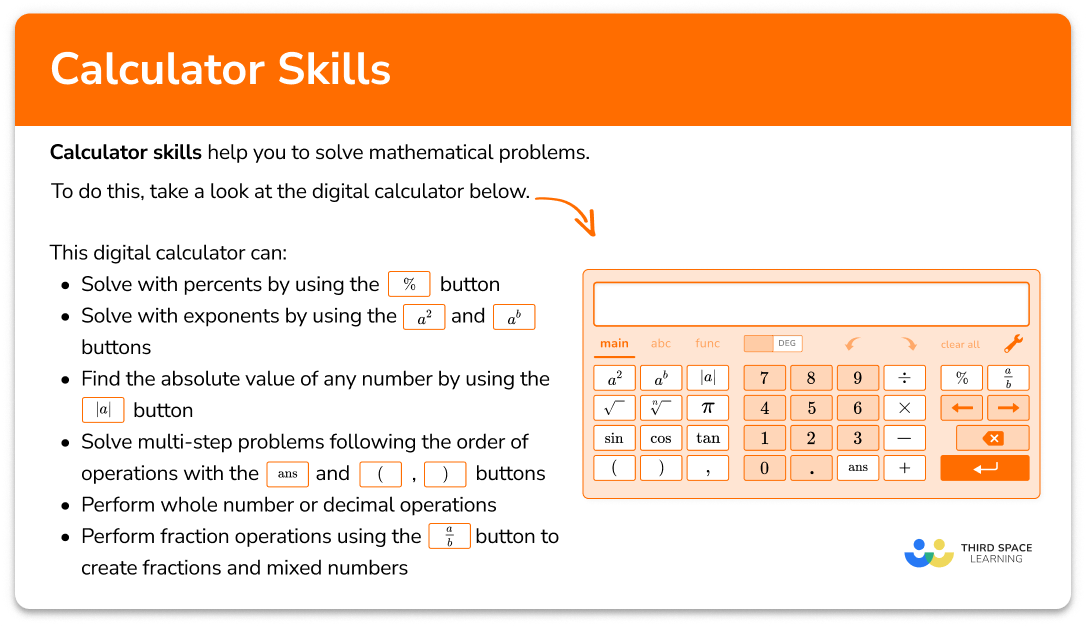Calculator skills